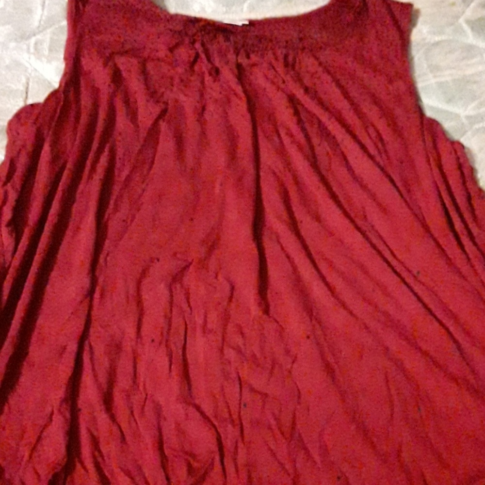 A tank top type blouse